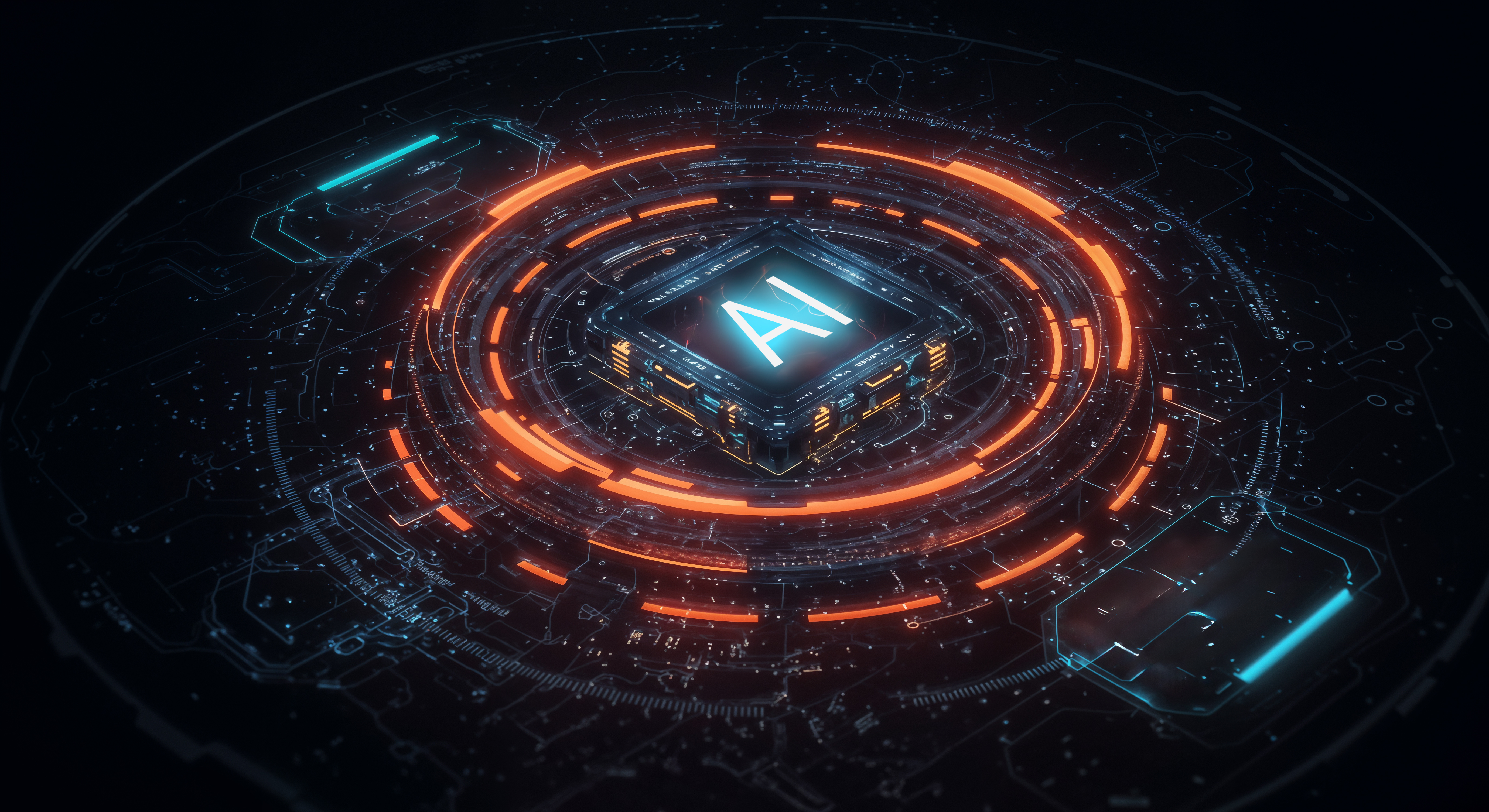 Futuristic AI Circuit Board - Perfionix AI Technology